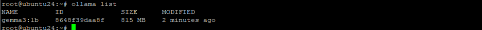 Размер модели Gemma 3 1B